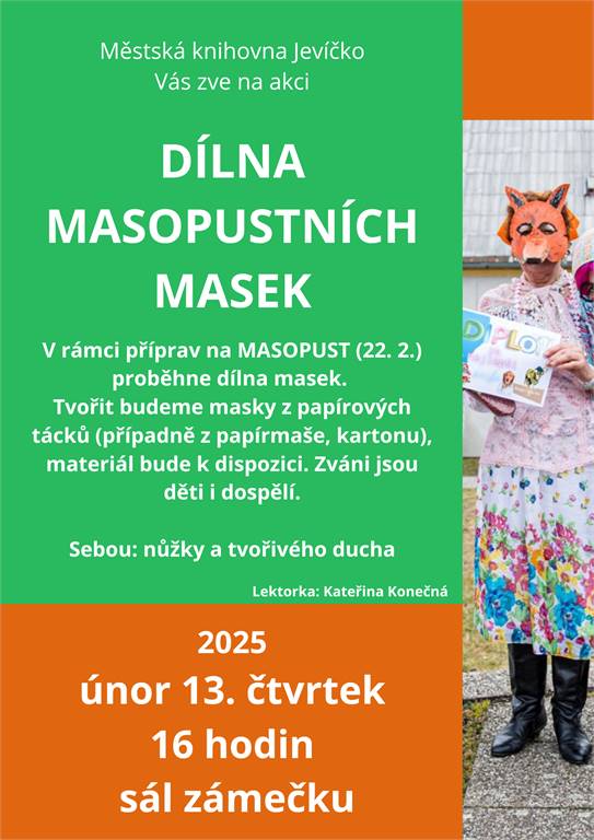 Dílna kašírování masek